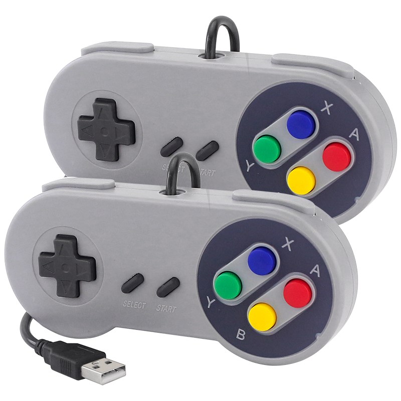 Retro Gaming Raspberry Pi - 2PCS USB Gamepad Gaming Joystick Game
