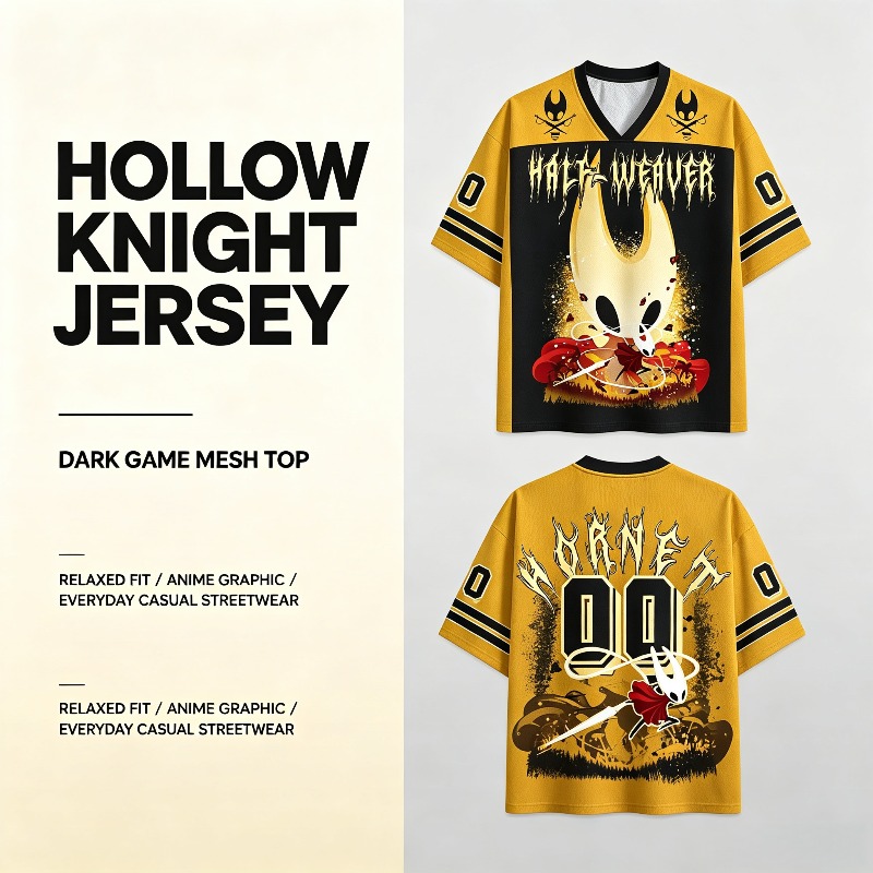 Retro Gaming Jersey - Hollow Knight Inspired “Half Weaver” Fantasy