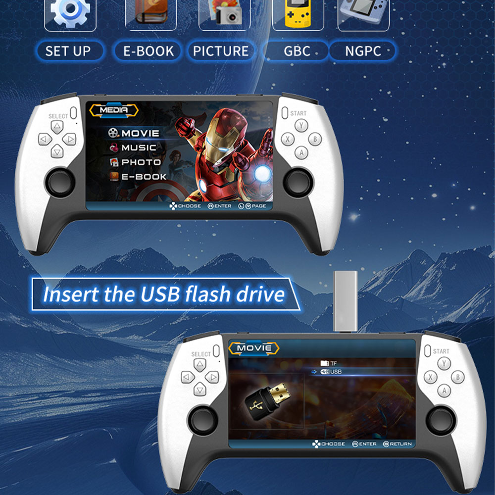 2026 New SF3500 5 Inch Handhel - Retro Gaming Download review and price