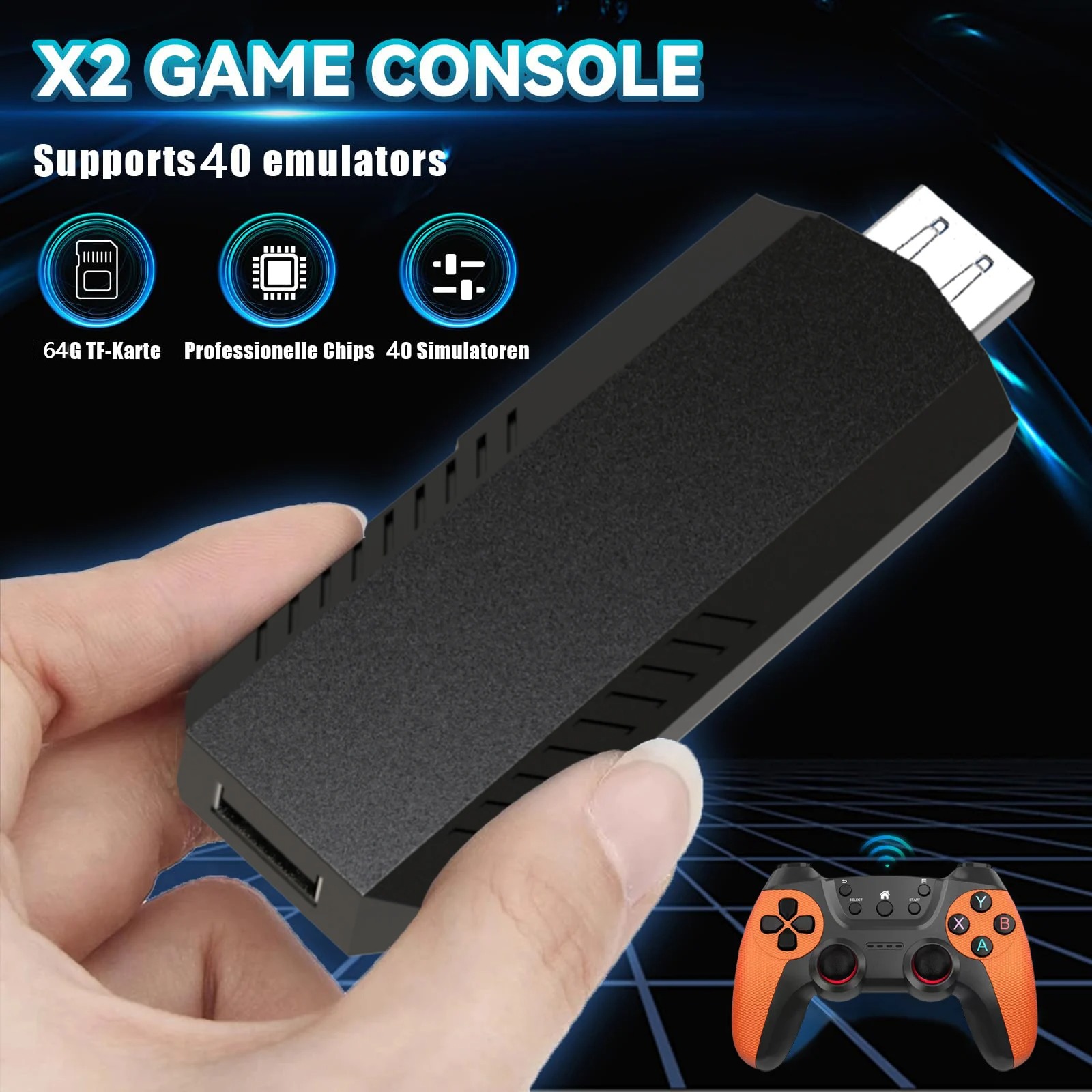 X2Pro TV Game Stick 4K HD Vide - Retro Gaming Game Stick review and price