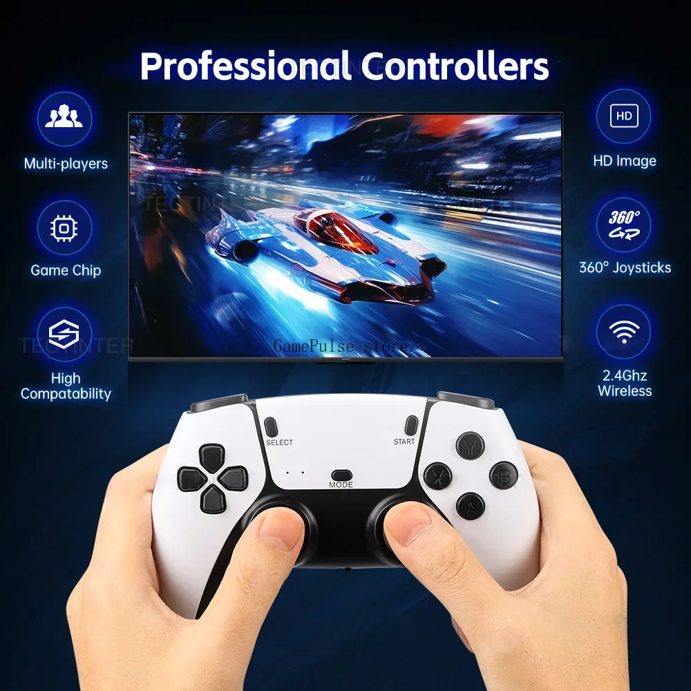 GamePulse M15 4K Game Console  - Retro Gaming Game Stick review and price