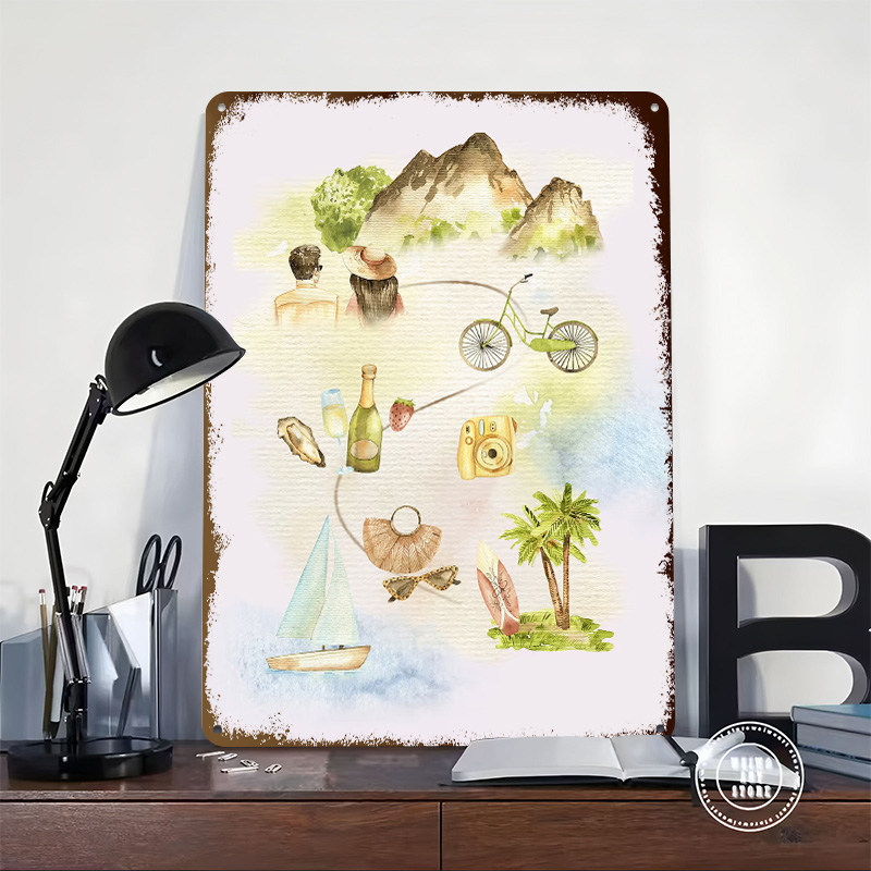 Travel the World Printed Poste - World Of Retro Gaming review and price
