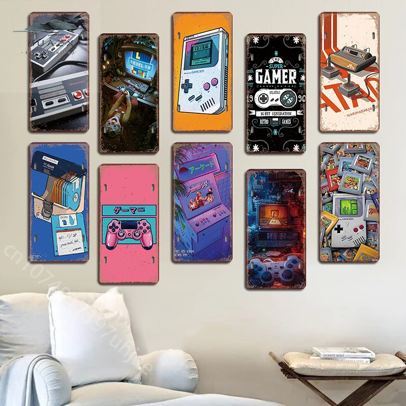 Vintage Gaming Metal Sign Retr - Retro Gaming For Tv review and price