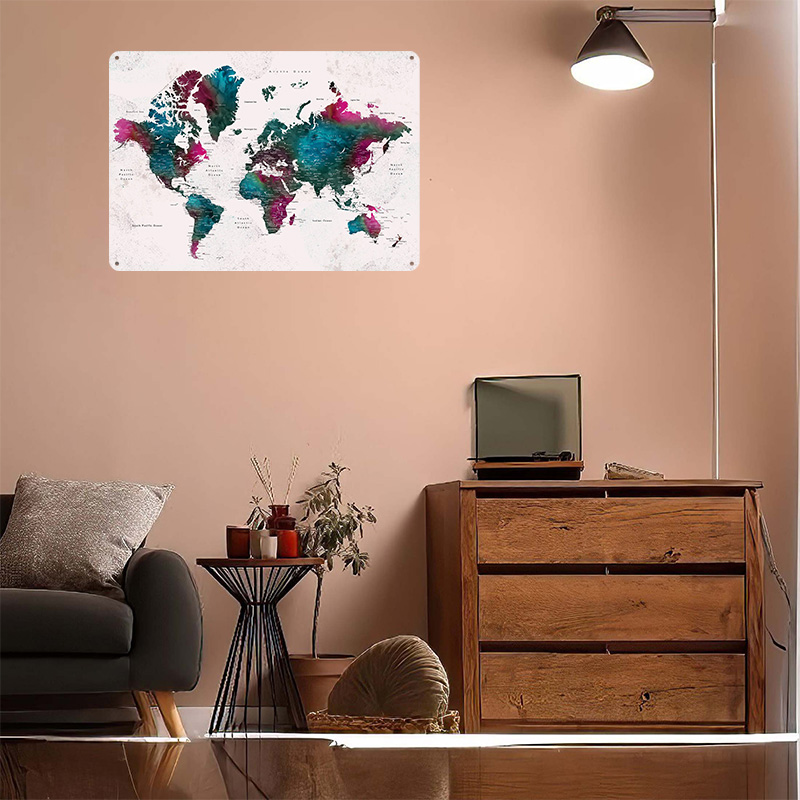 Detailed World Map Iskha Light - World Of Retro Gaming review and price