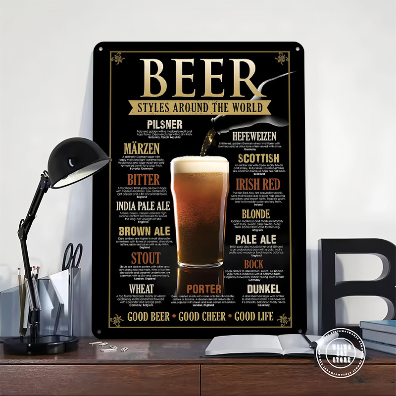 Black Beer Guide Tinplate Post - Retro Gaming Guide review and price