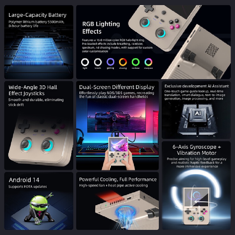 Handheld Game Console Rg477v R - Retro Gaming Android review and price