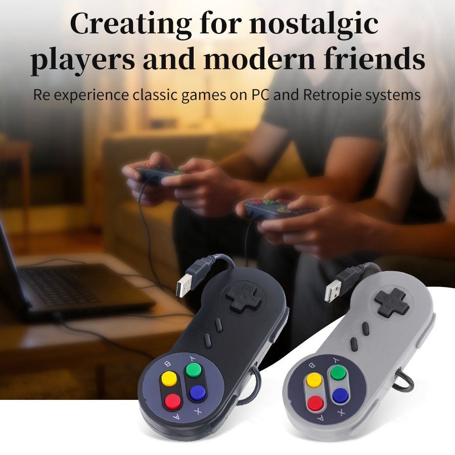 USB Retro Gamepad for PC NESPi - Retro Gaming Raspberry Pi review and price