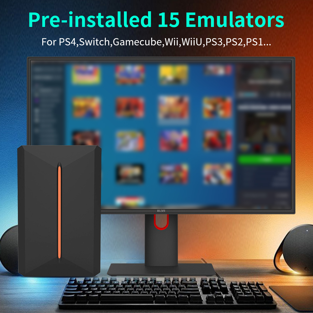 Launchbox OS 500GB Portable Ga - Retro Gaming Download review and price