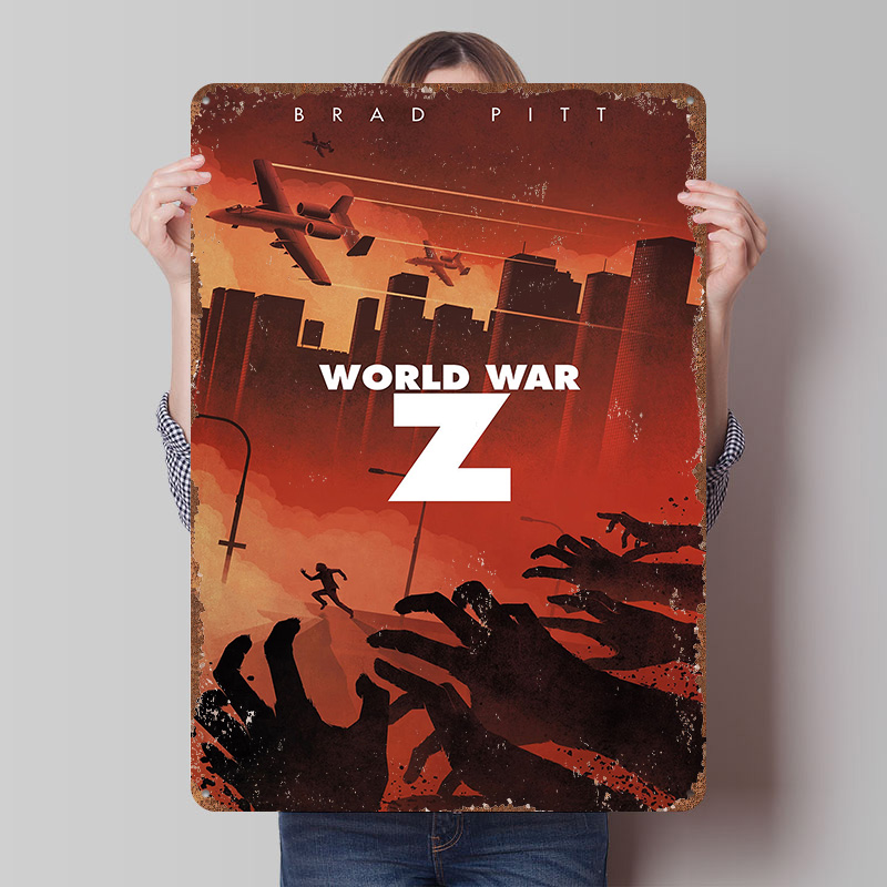 World War Z Alternative Poster - World Of Retro Gaming review and price
