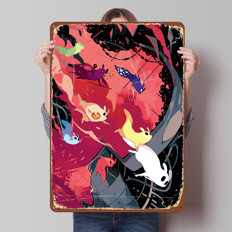 Rain World Metal Poster Custom - World Of Retro Gaming review and price