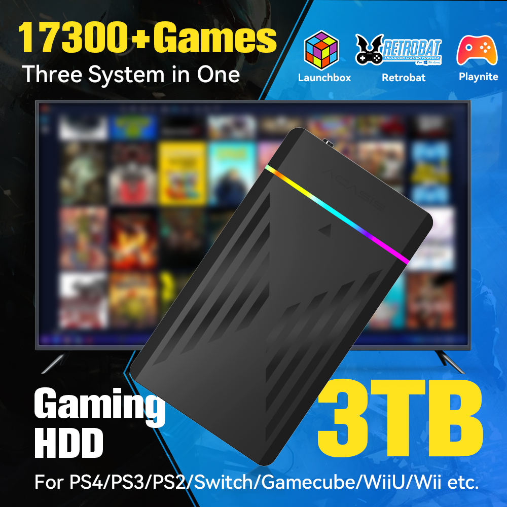 3TB Portable Gaming HDD Launch - Retro Gaming Download review and price